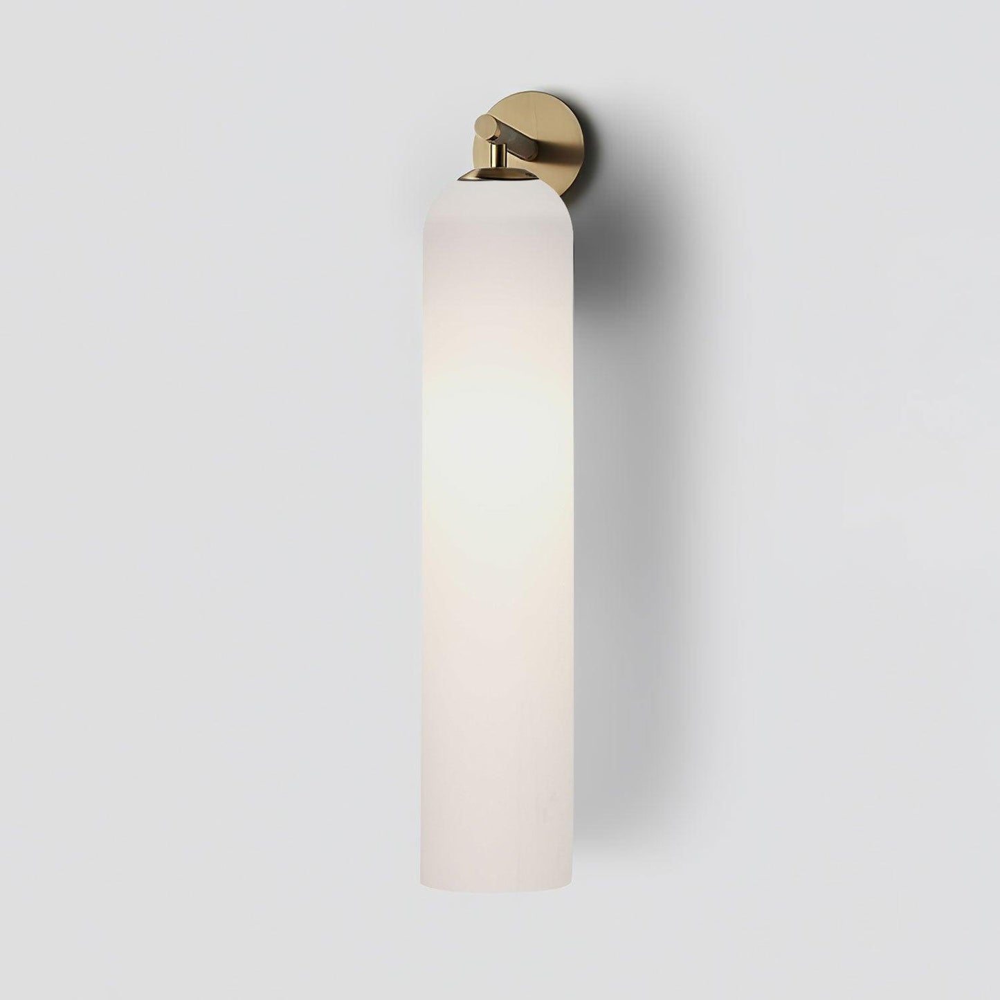 Wandlamp Modern met Cilindrisch Glazen Kap en GU10 Fitting