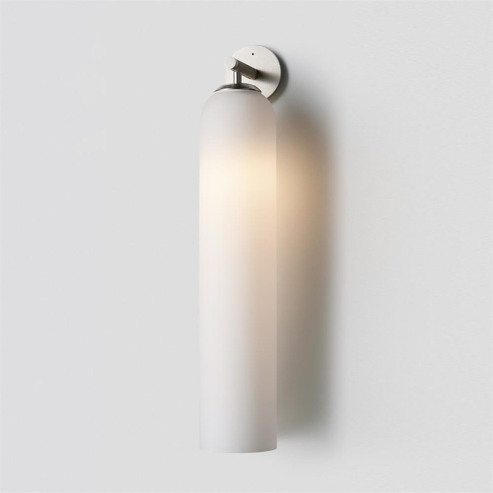 Wandlamp Modern met Cilindrisch Glazen Kap en GU10 Fitting