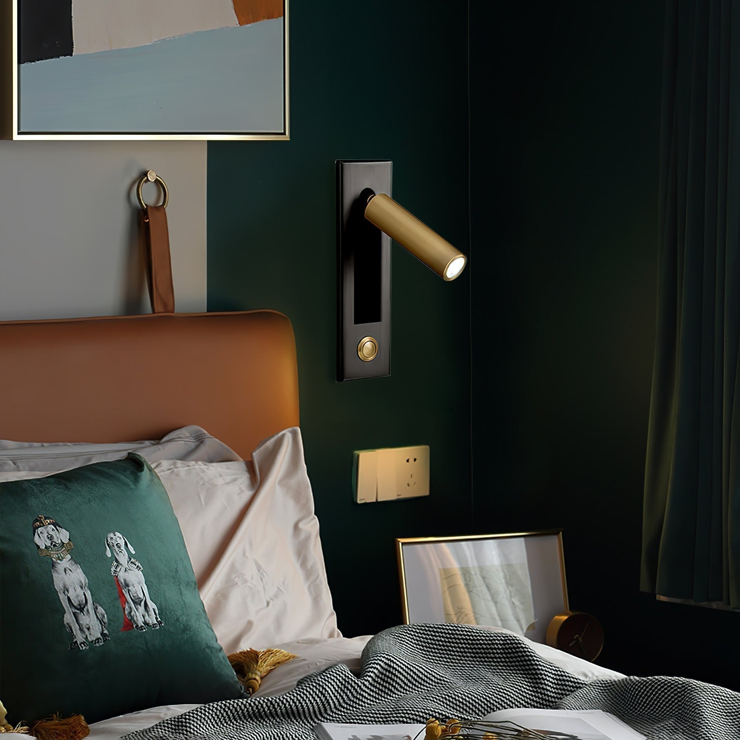 Wandlamp Modern met Draaibare LED Spot en Drukknop Slaapkamer ##POS:7##
