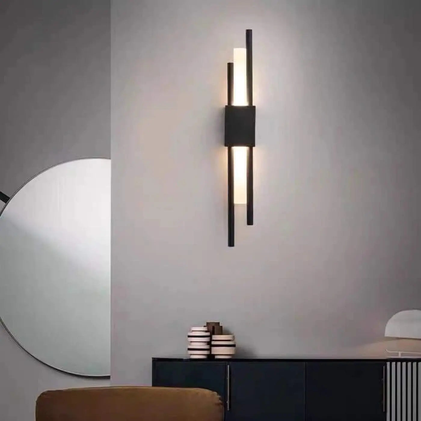 Wandlamp Modern met Dubbele Staafverlichting en Geïntegreerd LED