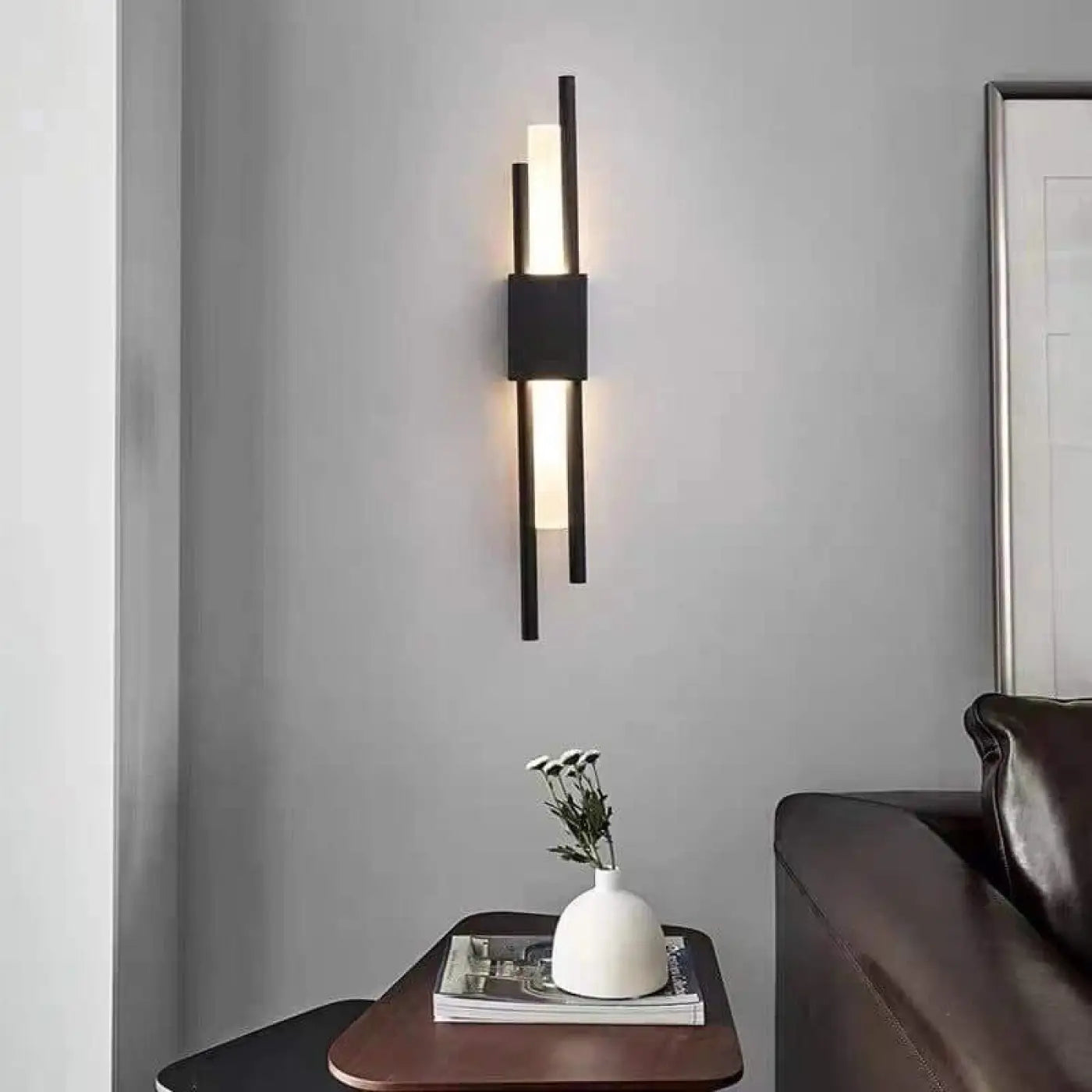 Wandlamp Modern met Dubbele Staafverlichting en Geïntegreerd LED