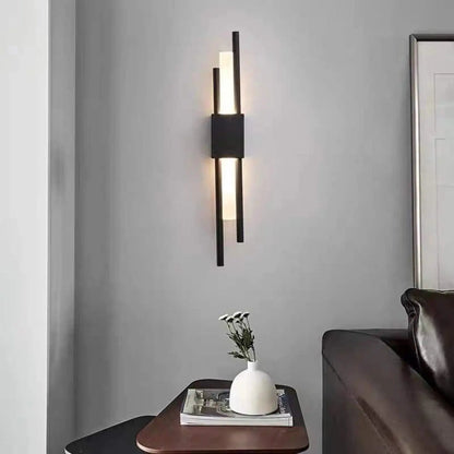 Wandlamp Modern met Dubbele Staafverlichting en Geïntegreerd LED