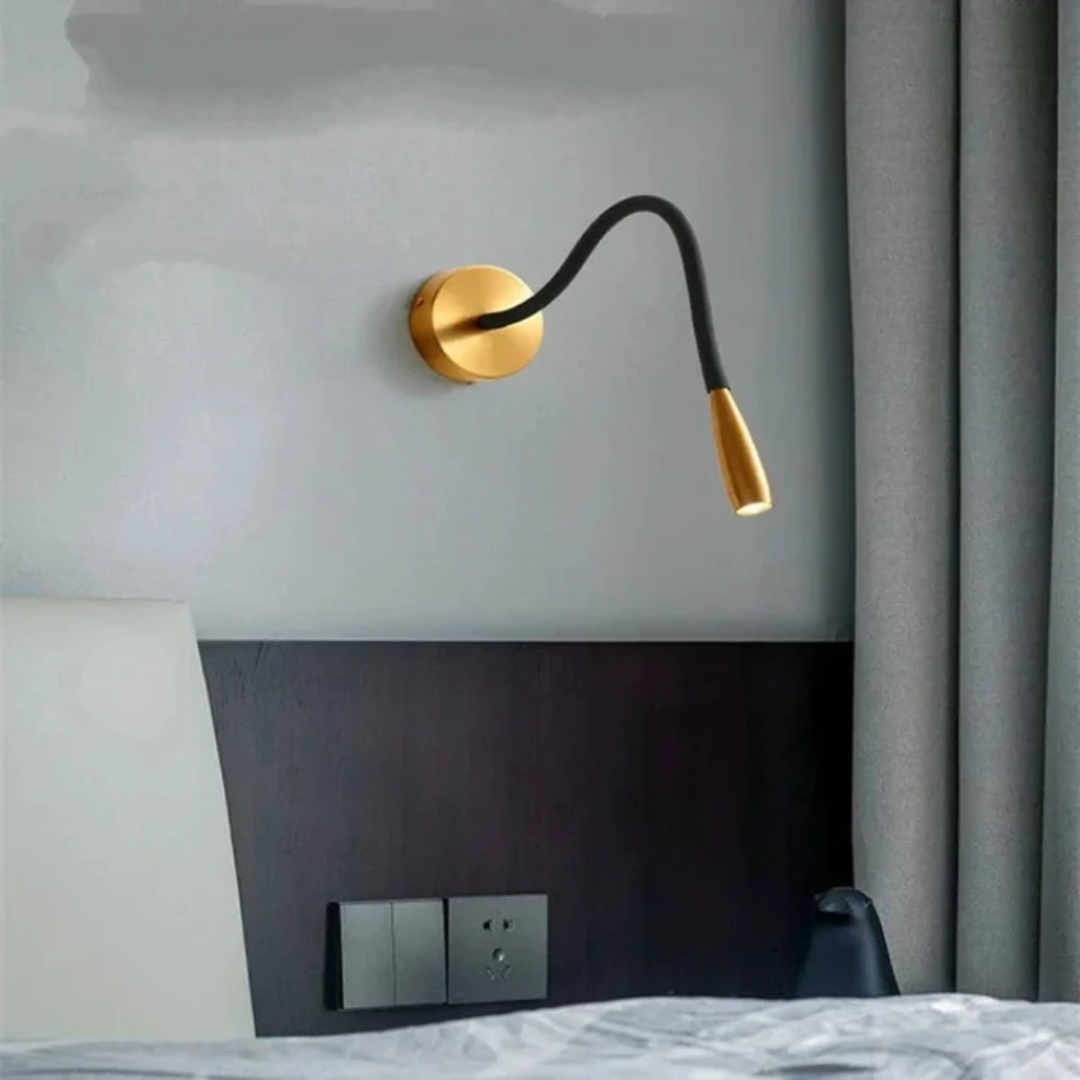 Wandlamp Modern met Flexibele Arm en Geïntegreerde LED voor Lezen