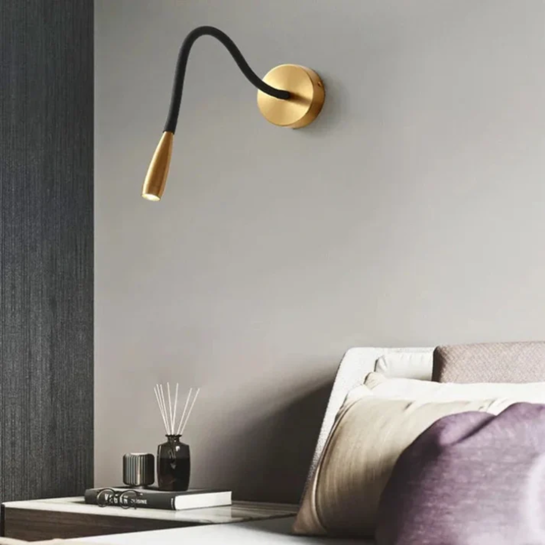 Wandlamp Modern met Flexibele Arm en Geïntegreerde LED voor Lezen