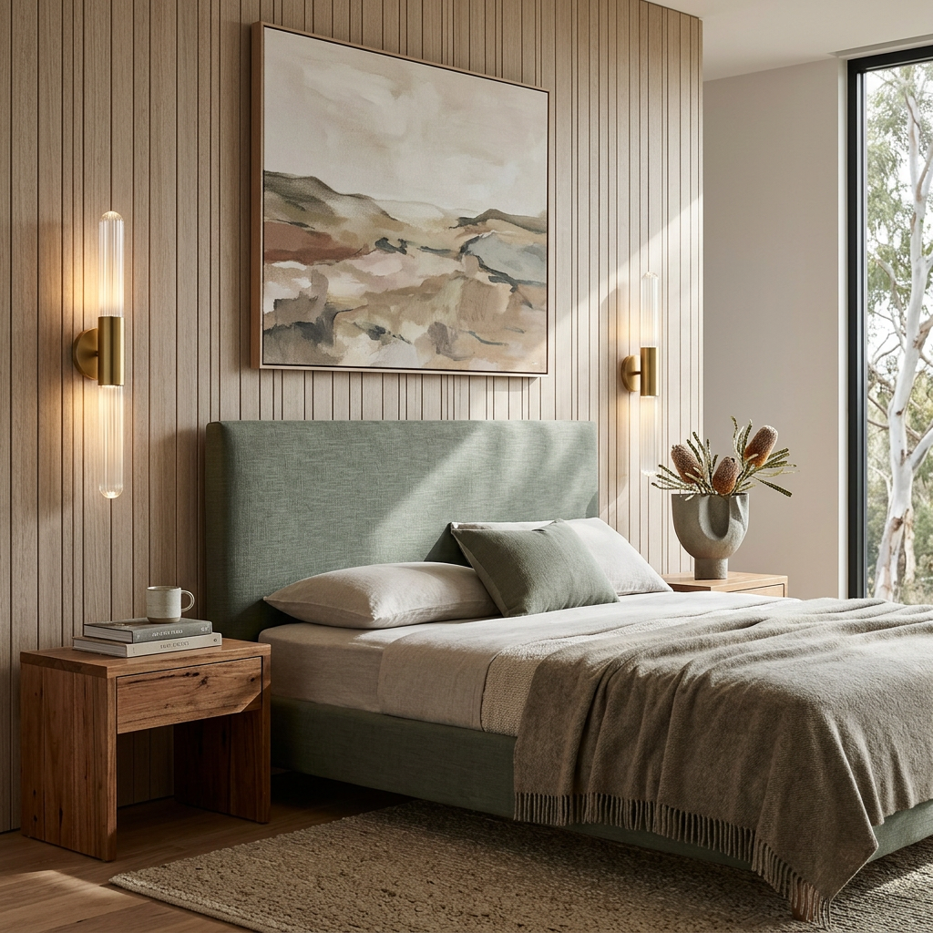 Wandlamp Modern met Geribbeld Glas en Dubbele Cilinder