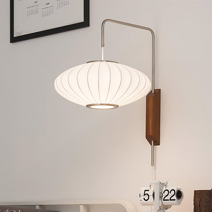 Wandlamp Retro met Draaibare Arm en Trekkoord Schakelaar