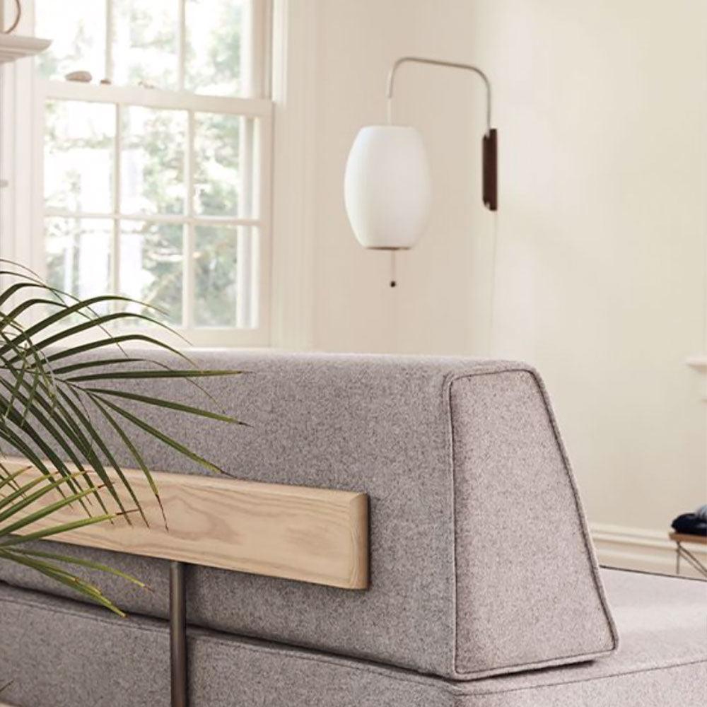 Wandlamp Retro met Draaibare Arm en Trekkoord Schakelaar