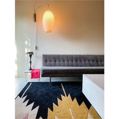 Wandlamp Retro met Draaibare Arm en Trekkoord Schakelaar
