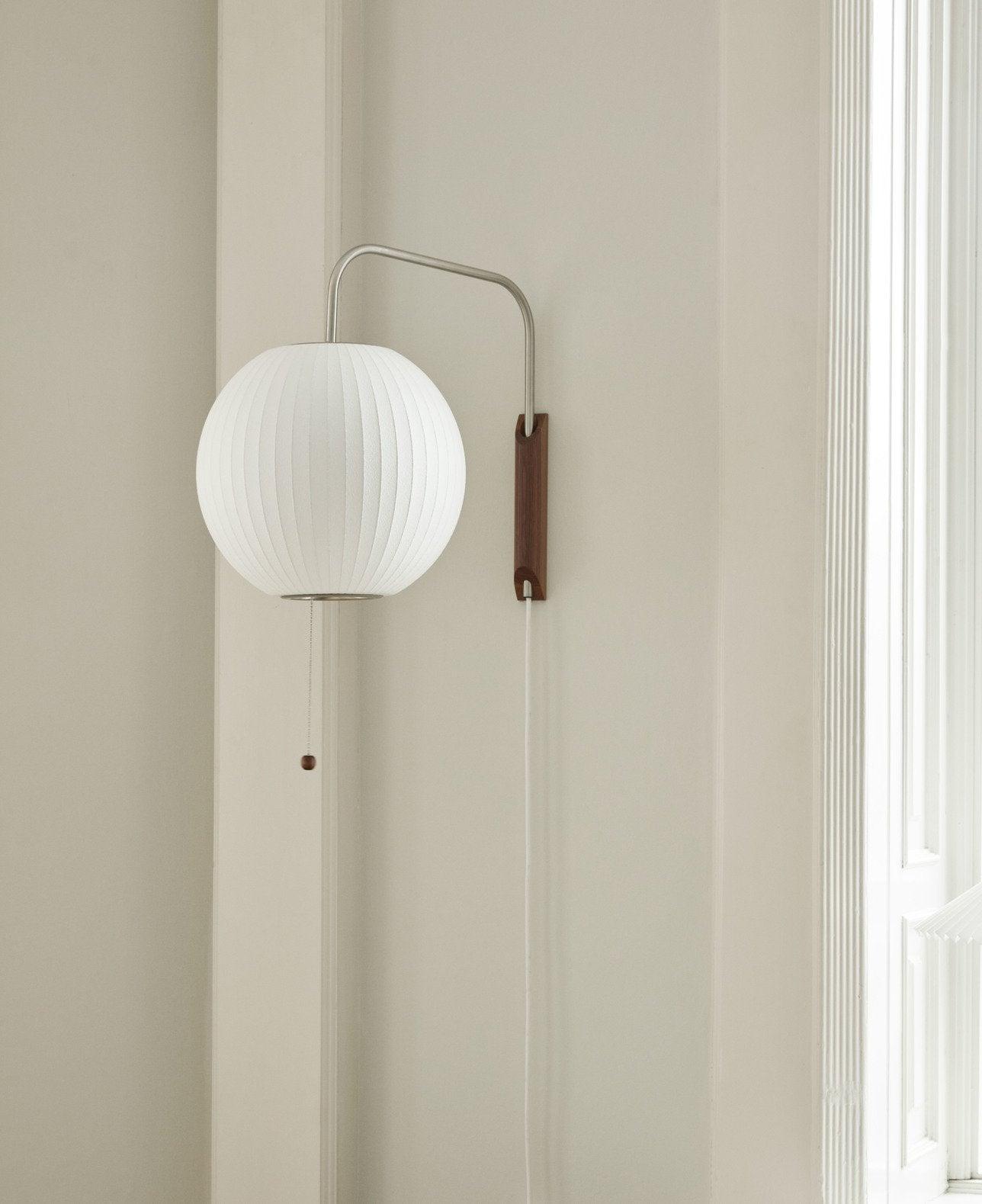 Wandlamp Retro met Draaibare Arm en Trekkoord Schakelaar