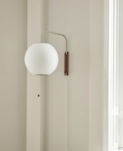 Wandlamp Retro met Draaibare Arm en Trekkoord Schakelaar