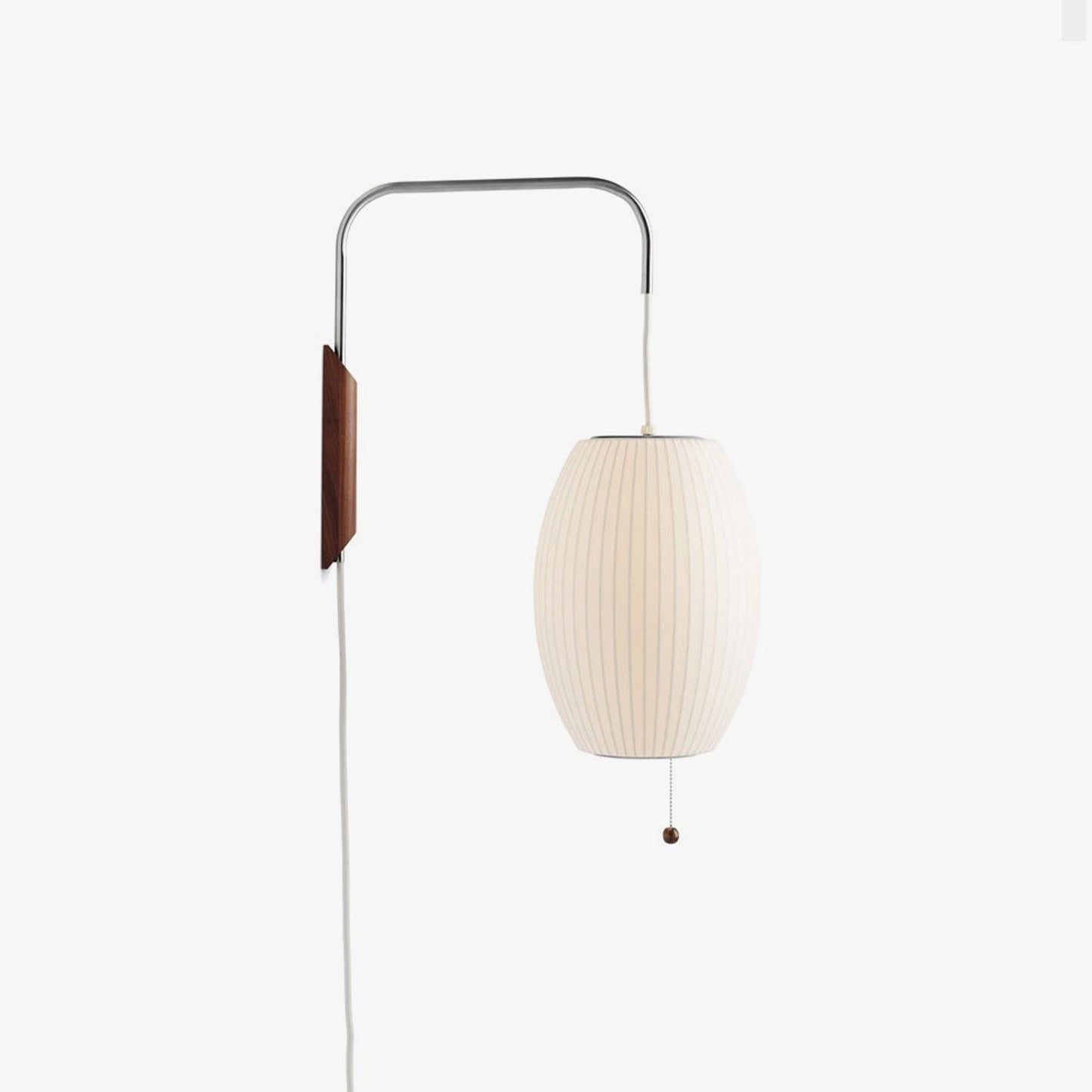 Wandlamp Retro met Draaibare Arm en Trekkoord Schakelaar