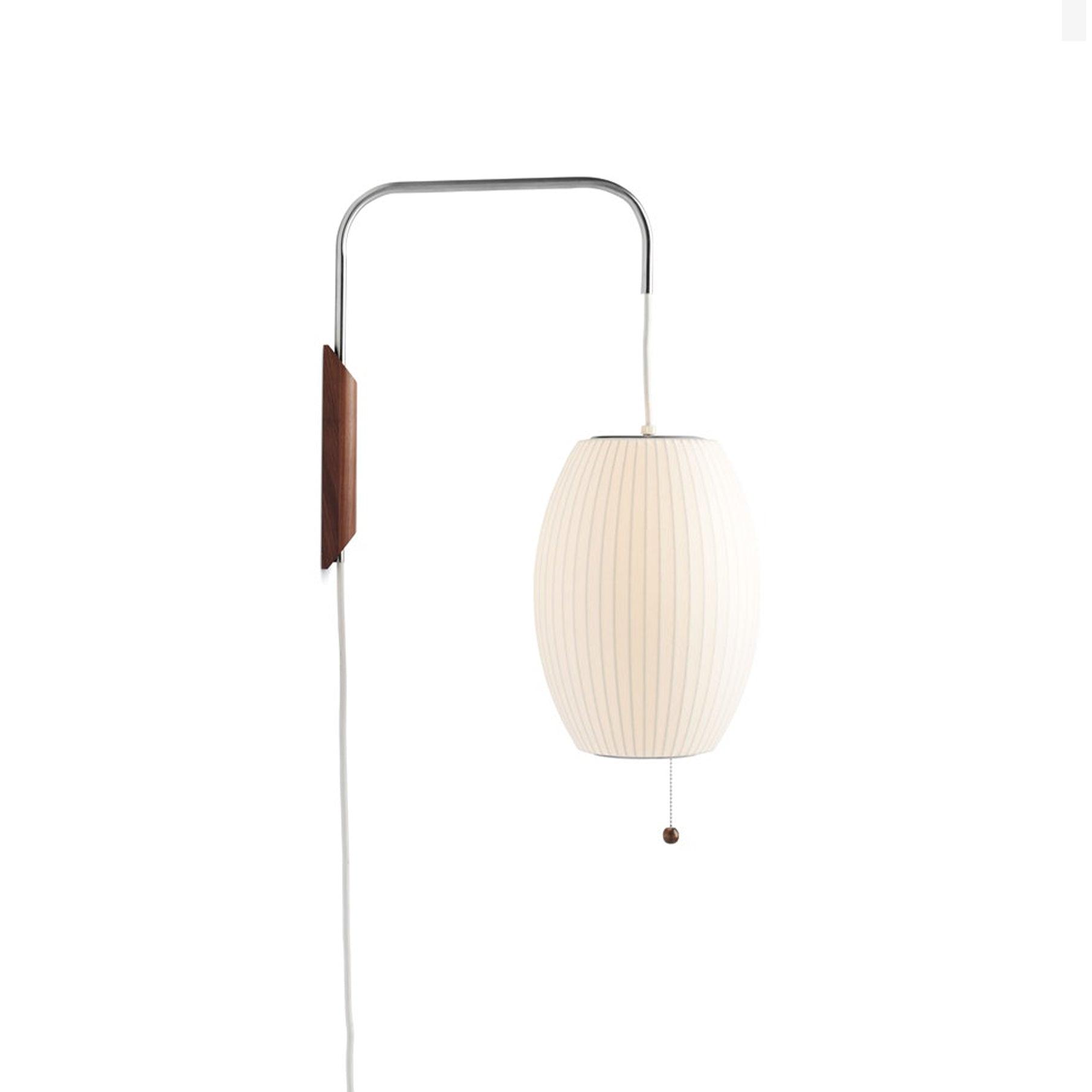 Wandlamp Retro met Draaibare Arm en Trekkoord Schakelaar