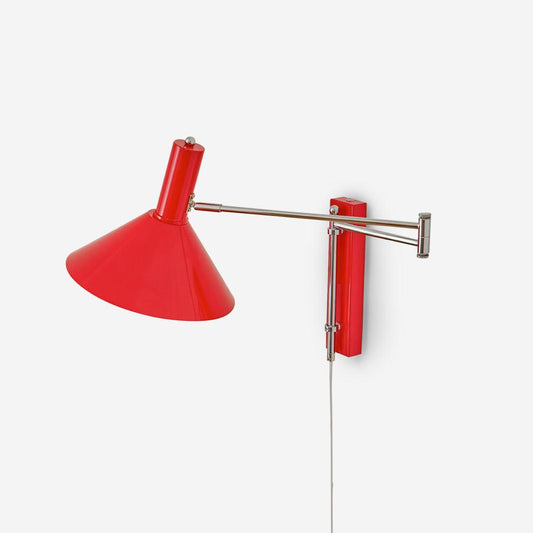 Wandlamp Retro met Verstelbare Zwenkarm en Conische Kap