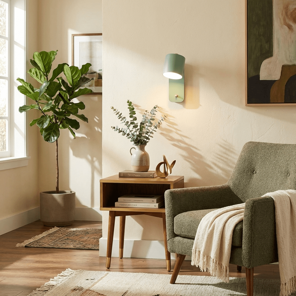 Wandlamp Scandinavisch met Draaibare Kap 350° en Ingebouwde Schakelaar
