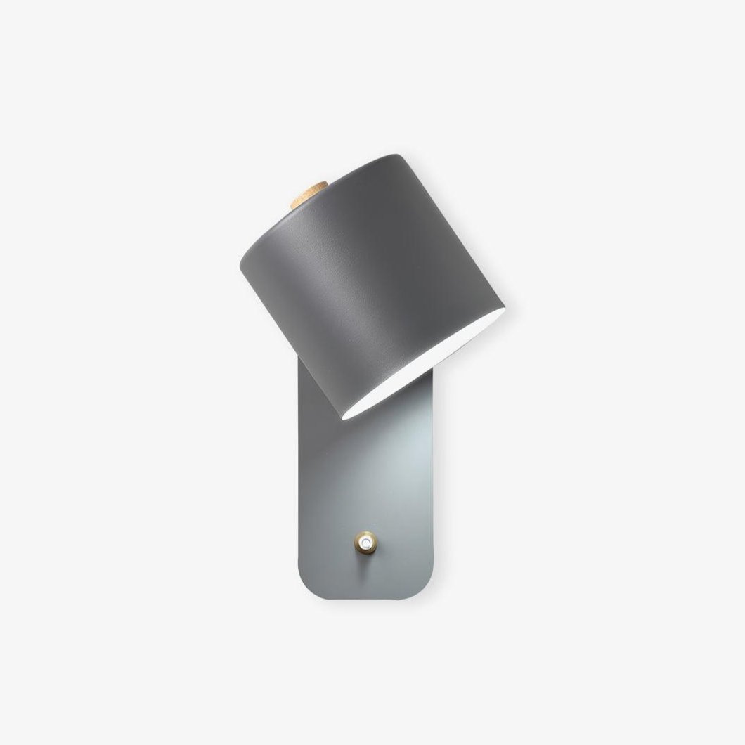 Wandlamp Scandinavisch met Draaibare Kap 350° en Ingebouwde Schakelaar