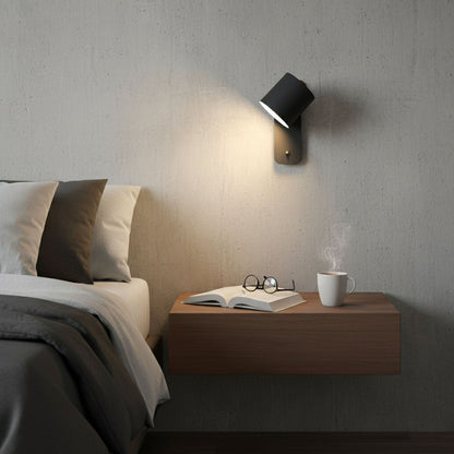 Wandlamp Scandinavisch met Draaibare Kap 350° en Ingebouwde Schakelaar