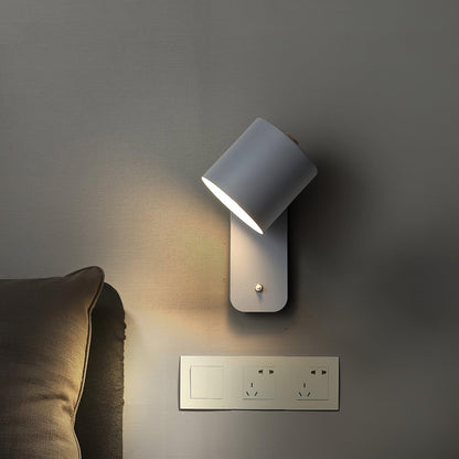 Wandlamp Scandinavisch met Draaibare Kap 350° en Ingebouwde Schakelaar