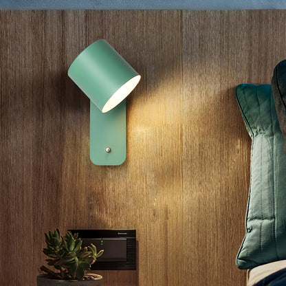 Wandlamp Scandinavisch met Draaibare Kap 350° en Ingebouwde Schakelaar