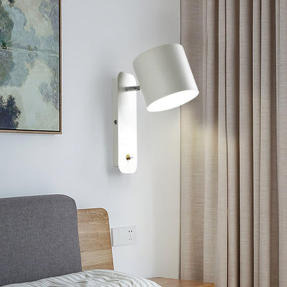 Wandlamp Scandinavisch met Draaibare Kap 350° en Ingebouwde Schakelaar