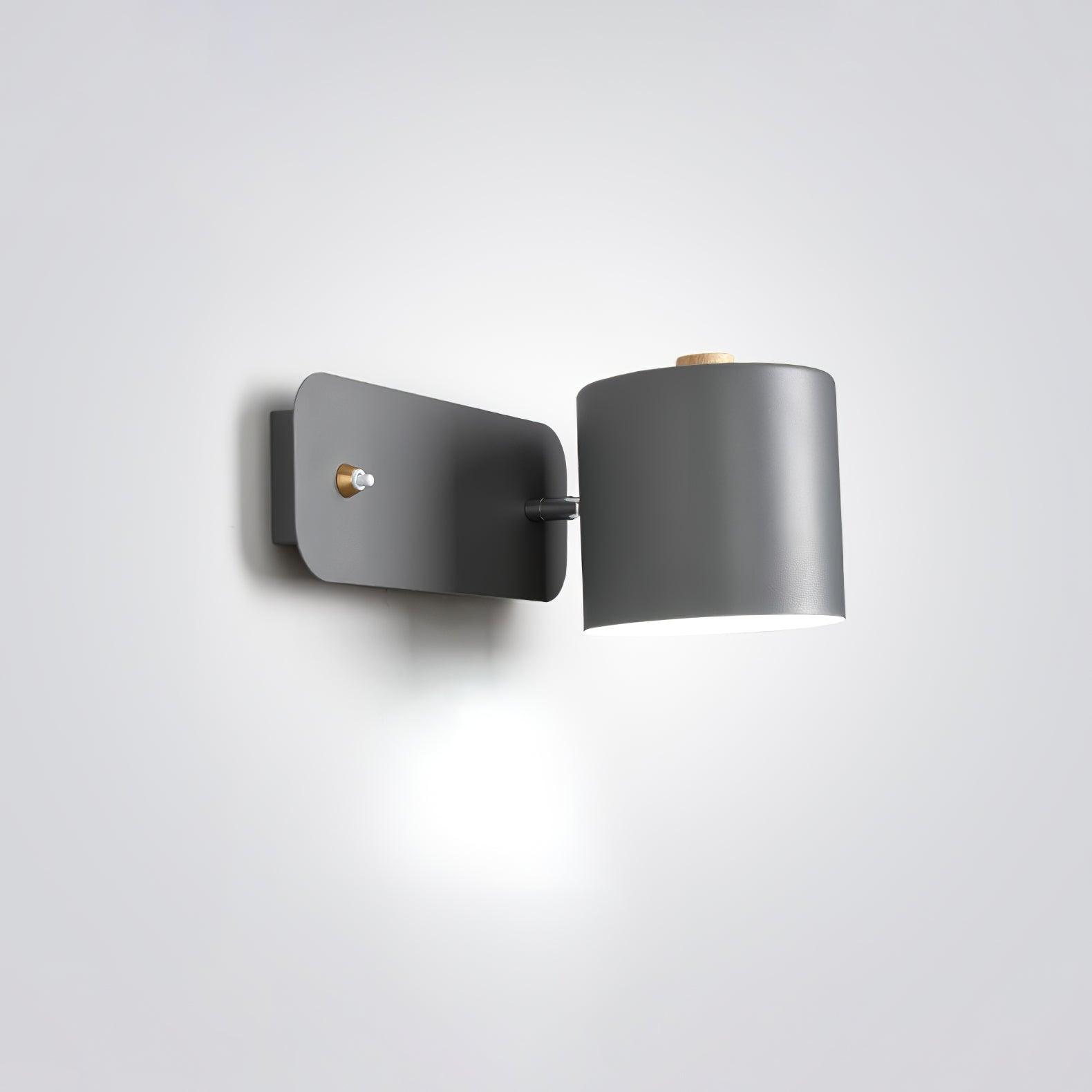 Wandlamp Scandinavisch met Draaibare Kap 350° en Ingebouwde Schakelaar