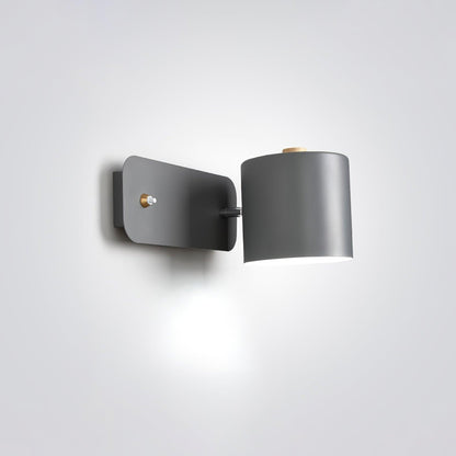Wandlamp Scandinavisch met Draaibare Kap 350° en Ingebouwde Schakelaar