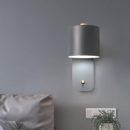 Wandlamp Scandinavisch met Draaibare Kap 350° en Ingebouwde Schakelaar