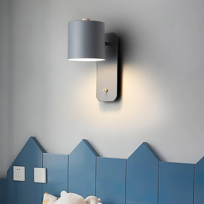 Wandlamp Scandinavisch met Draaibare Kap 350° en Ingebouwde Schakelaar