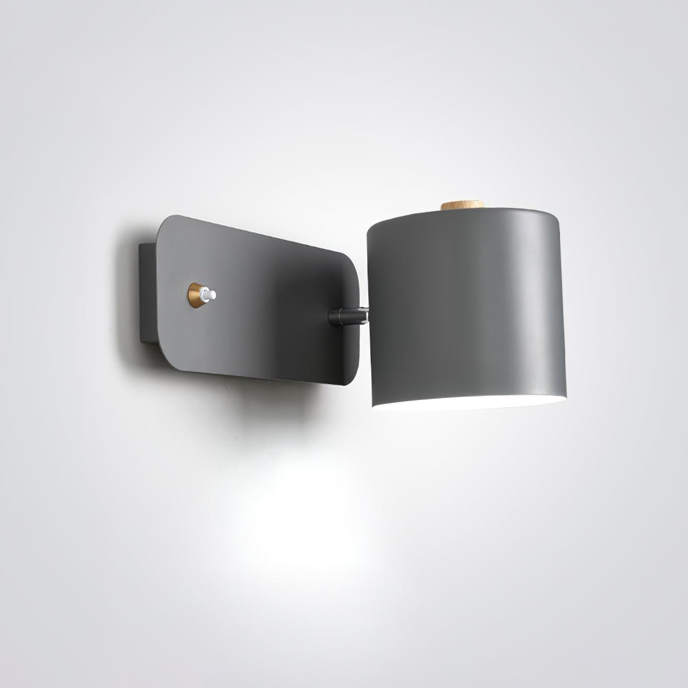 Wandlamp Scandinavisch met Draaibare Kap 350° en Ingebouwde Schakelaar