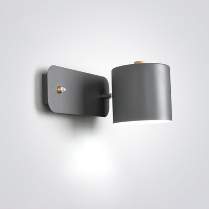 Wandlamp Scandinavisch met Draaibare Kap 350° en Ingebouwde Schakelaar
