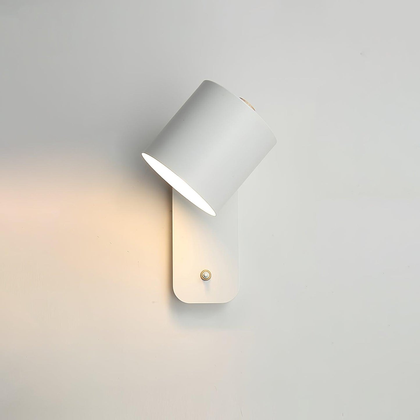 Wandlamp Scandinavisch met Draaibare Kap 350° en Ingebouwde Schakelaar