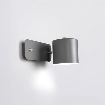Wandlamp Scandinavisch met Draaibare Kap 350° en Ingebouwde Schakelaar