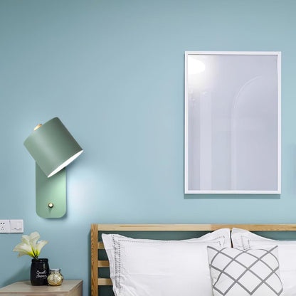 Wandlamp Scandinavisch met Draaibare Kap 350° en Ingebouwde Schakelaar