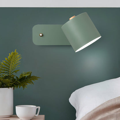 Wandlamp Scandinavisch met Draaibare Kap 350° en Ingebouwde Schakelaar