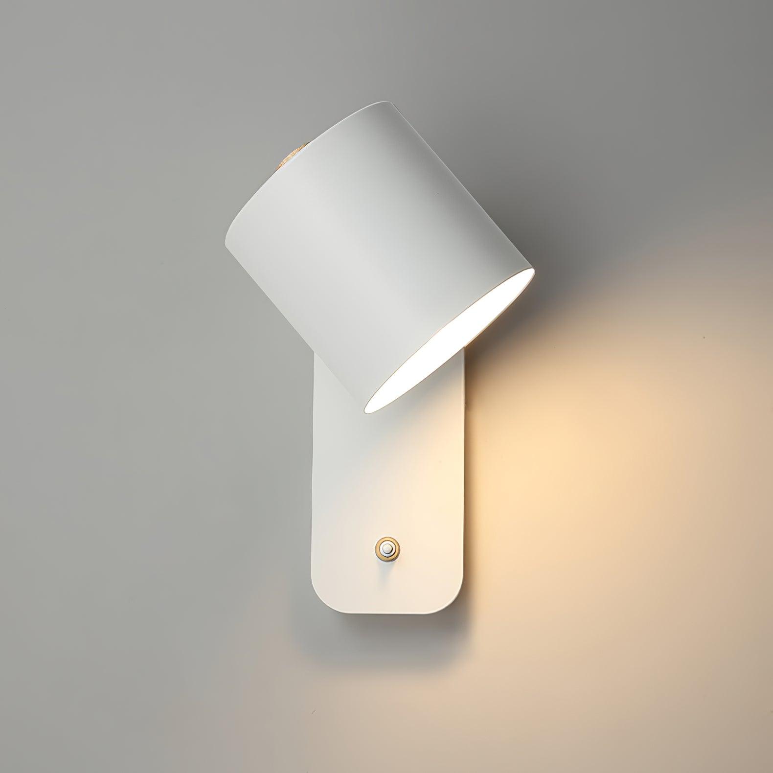 Wandlamp Scandinavisch met Draaibare Kap 350° en Ingebouwde Schakelaar