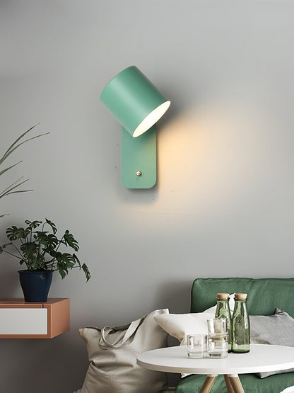 Wandlamp Scandinavisch met Draaibare Kap 350° en Ingebouwde Schakelaar