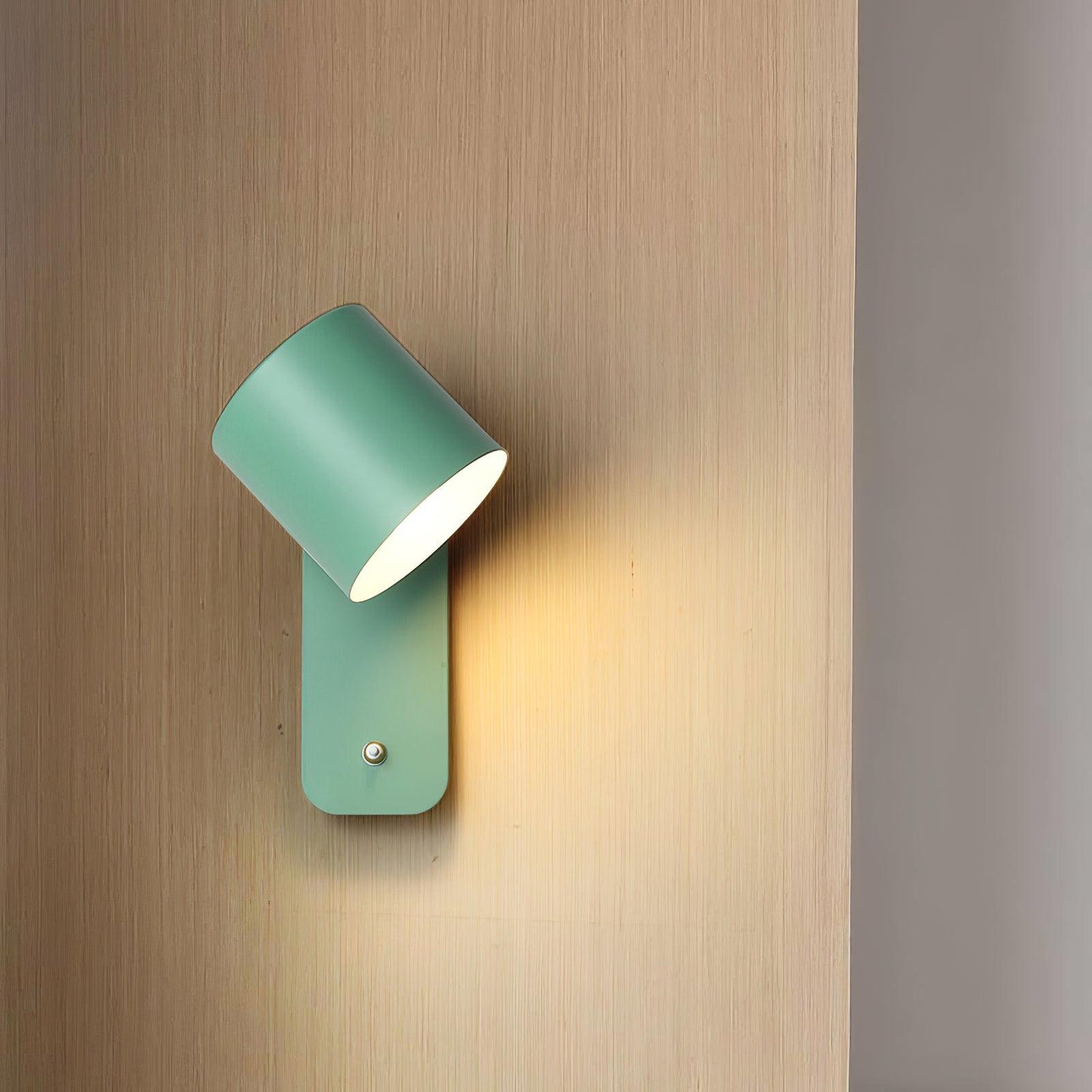 Wandlamp Scandinavisch met Draaibare Kap 350° en Ingebouwde Schakelaar