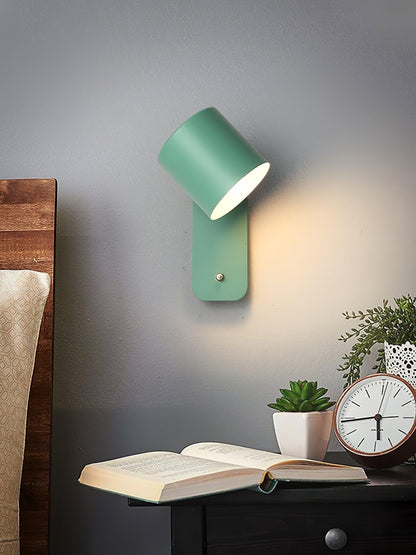 Wandlamp Scandinavisch met Draaibare Kap 350° en Ingebouwde Schakelaar