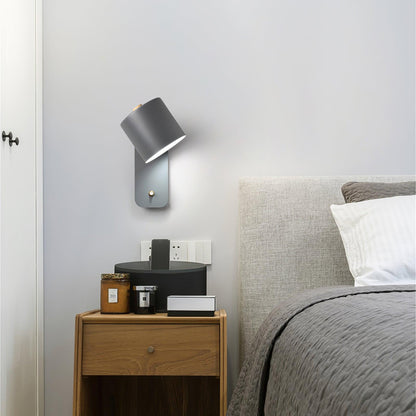 Wandlamp Scandinavisch met Draaibare Kap 350° en Ingebouwde Schakelaar