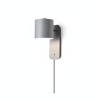 Wandlamp Scandinavisch met Draaibare Kap en Schakelaar op Snoer