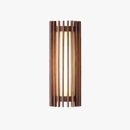 Wandlamp Scandinavisch met Houten Lamellen en Ingebouwde LED