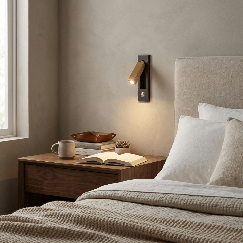 Wandlamp Slaapkamer Minimalistisch LED Leeslamp Inbouw met Schakelaar