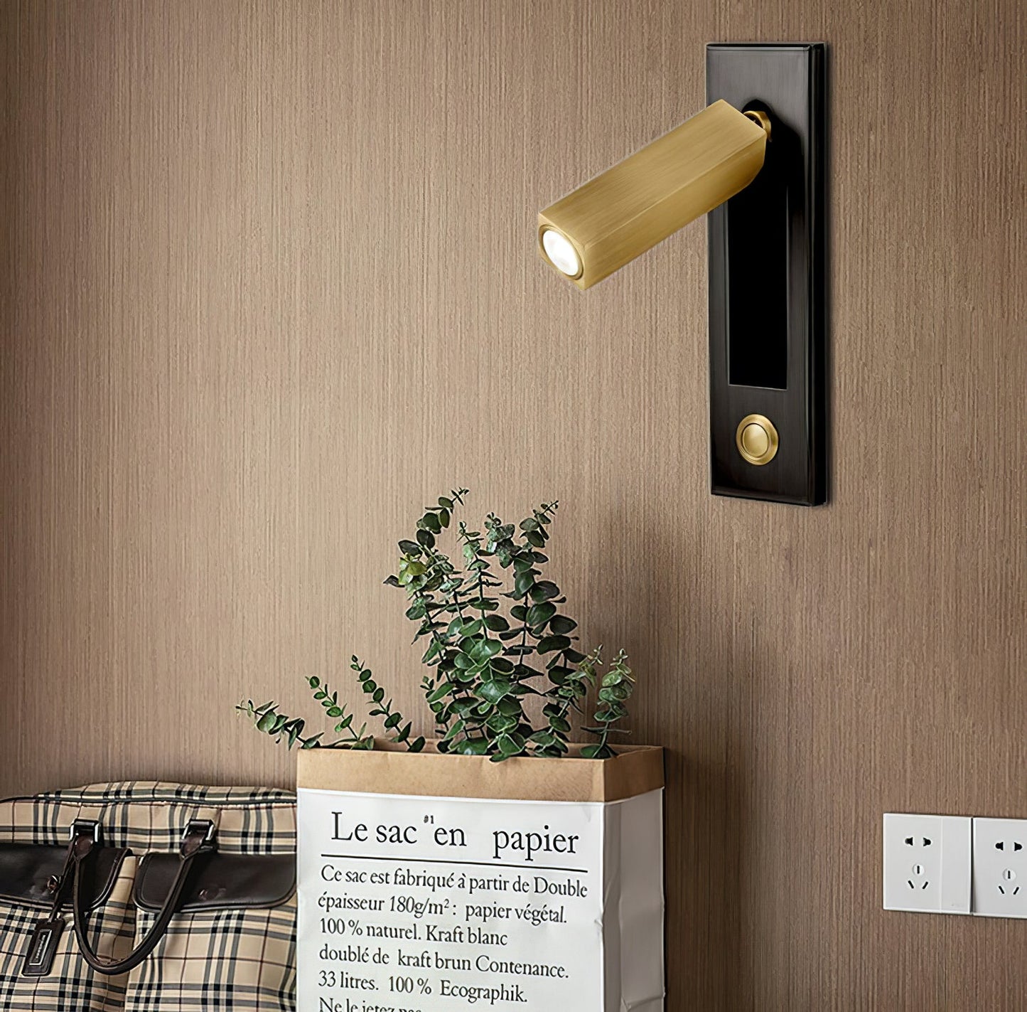 Wandlamp Slaapkamer Minimalistisch LED Leeslamp Inbouw met Schakelaar