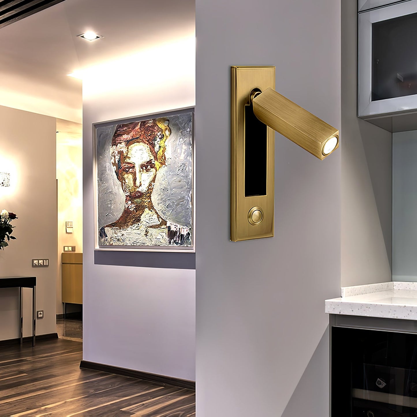 Wandlamp Slaapkamer Minimalistisch LED Leeslamp Inbouw met Schakelaar