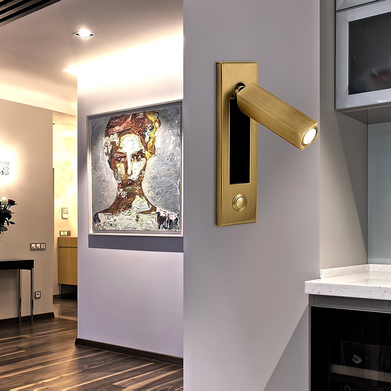 Wandlamp Slaapkamer Minimalistisch LED Leeslamp Inbouw met Schakelaar