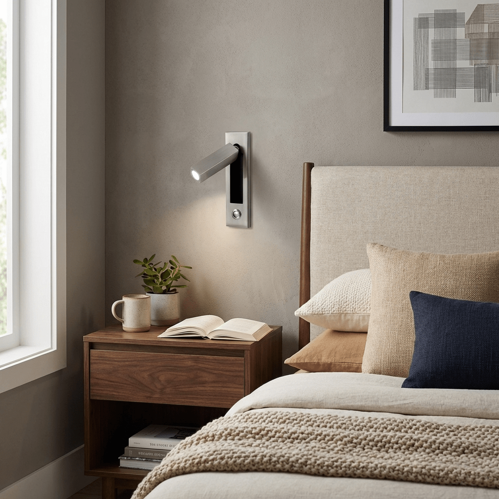 Wandlamp Slaapkamer Minimalistisch LED Leeslamp Inbouw met Schakelaar