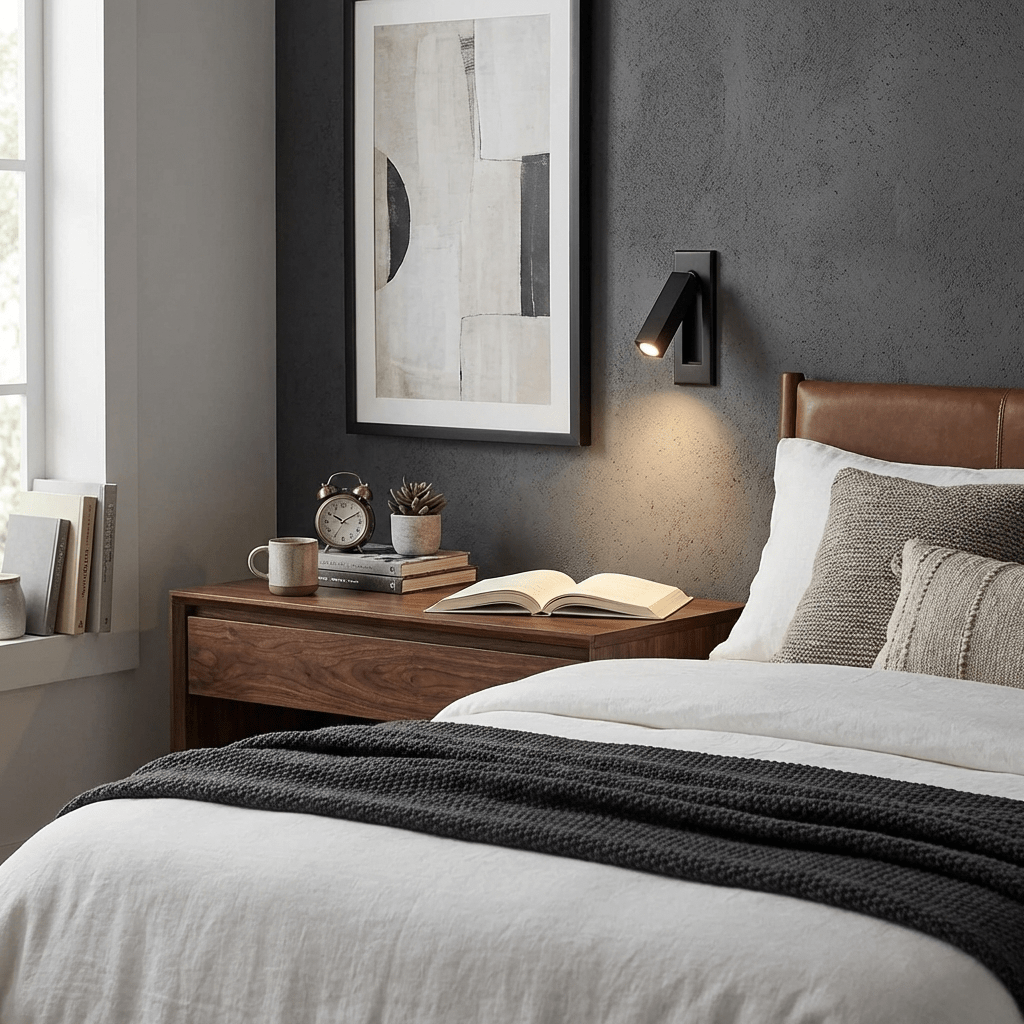 Wandlamp Slaapkamer Minimalistisch LED Leeslamp Inbouw met Schakelaar