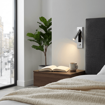 Wandlamp Slaapkamer Minimalistisch LED Leeslamp Inbouw met Schakelaar