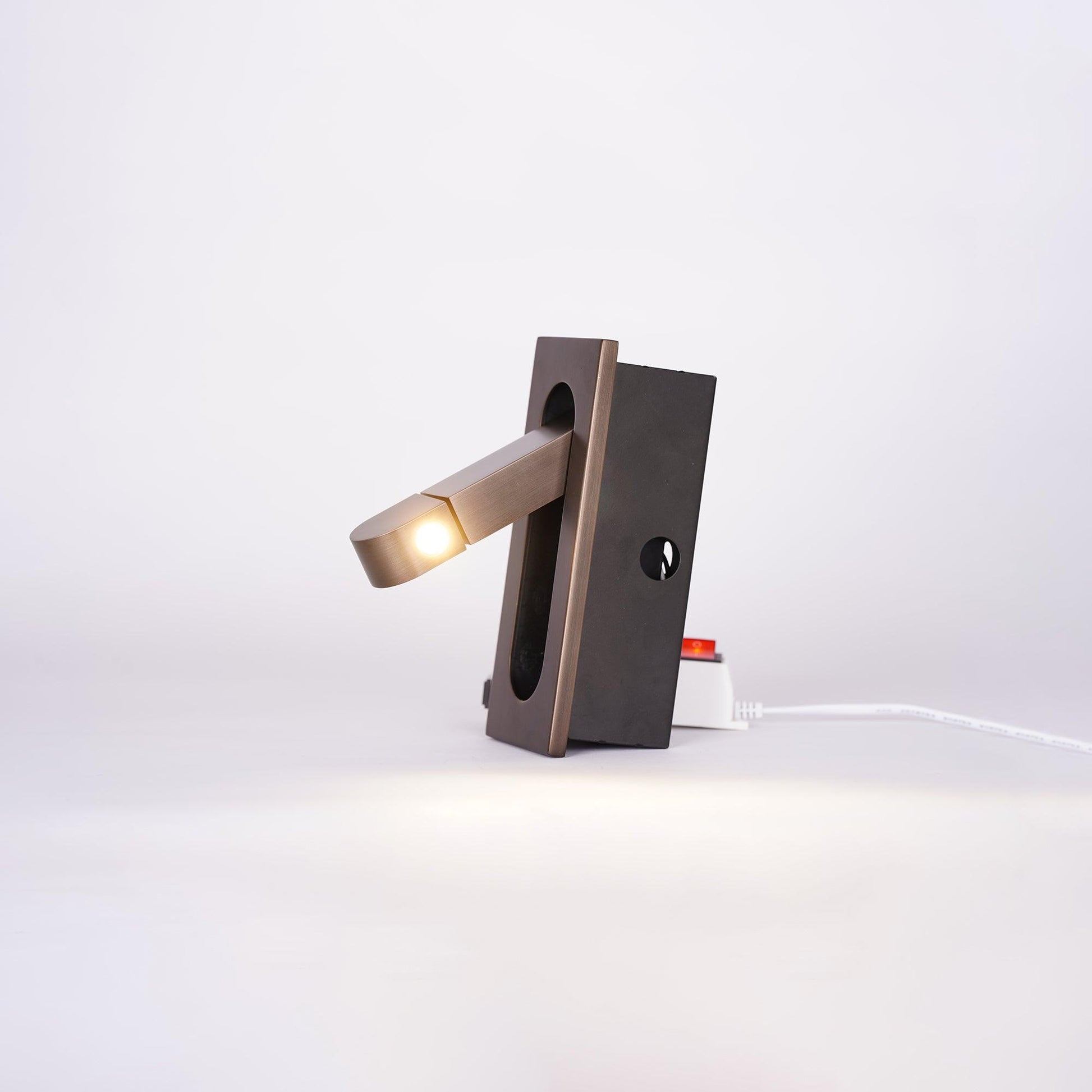 Wandlamp Slaapkamer Minimalistisch LED Leeslamp met Inbouw Drukknop