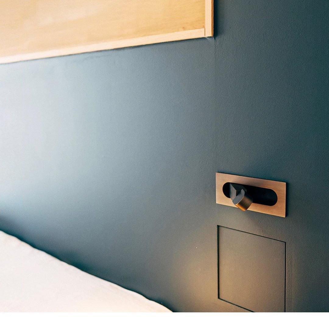 Wandlamp Slaapkamer Minimalistisch LED Leeslamp met Inbouw Drukknop