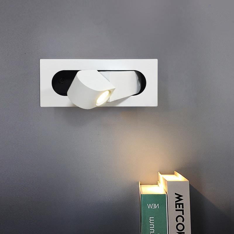 Wandlamp Slaapkamer Minimalistisch LED Leeslamp met Inbouw Drukknop